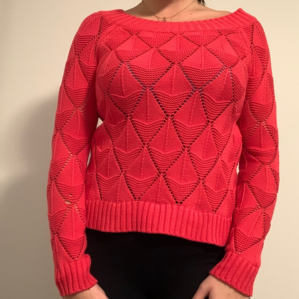 Francesca’s Pink Sweater!